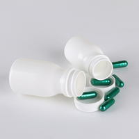Vente en gros de contenants en plastique HDPE de bonne qualité pour vitamines, capsules, compléments nutritionnels, bouteilles vides