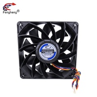 Ventilateur de suralimentation 12V 24V 140x140x38mm Ventilateur à roulement à billes Ventilateur de moteur CC haute vitesse 140mm