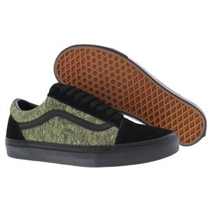 Vans Old Skool Chaussures de skate unisexes noires à motif camouflage style basse tige - Product Image 4