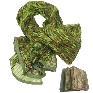 Pañuelo de malla de camuflaje, velo de malla de camuflaje para la cara, pañuelo para la cabeza, adecuado para acampar y hacer senderismo al aire libre - Product Image 1