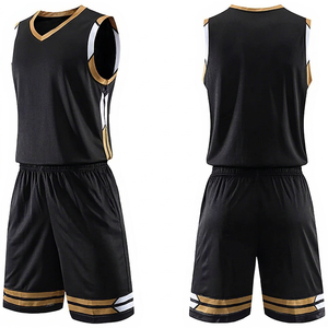 Wholesale Custom Basketball Sportswear Mens Jersey And <b>Shorts</b> Uniform Set Team Logo Name Number Sublimation Basketball Team - Product Image 1