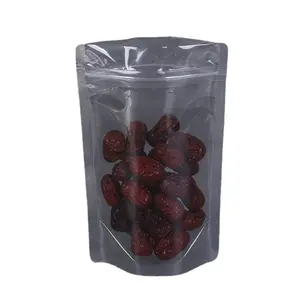 Custom Plastic Stand-Up Voedselzakjes Verpakking Custom Bedrukt Ontworpen Ziplock Poly Bag Voor Droog Fruit