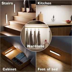 Luz LED para Gabinete con Sensor de Movimiento Recargable de 15.8 Pulgadas (40 cm), Funciona con Batería, Magnética, Inalámbrica, Luz Nocturna con Sensor LED para Cocina - Product Image 5