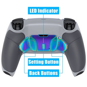 EXtremeRate - Accesorio de Botones Traseros Metálicos RISE4, Kit de Reasignación para el Controlador de PS5 BDM-010/020 - Product Image 3