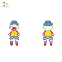 Poupées en peluche personnalisées nouvel élément cirque bizarre et loufoques clowns bien connus Joker poupées de style bizarre excentrique