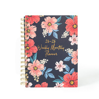 2024 2025 cahiers à spirale Agenda quotidien hebdomadaire mensuel spirale organisateur A5 carnets de notes calendrier Agenda planificateur