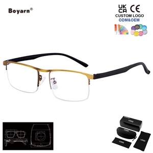 Lunettes de lecture progressives multifocales intelligentes Boyarn, pour la vue de près et la vision de loin, anti-lumière bleue, ajustement automatique - Product Image 4