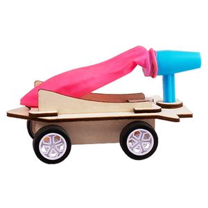 Juguetes Educativos para Niños, Coche <span class=keywords><strong>de</strong></span> Madera Hecho a Mano con Inflador <span class=keywords><strong>de</strong></span> Globos, Tecnología DIY, Coche <span class=keywords><strong>de</strong></span> Retroceso para Edades <span class=keywords><strong>de</strong></span> 5 a 13 Años - Product Image 4