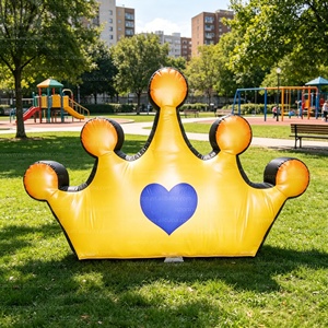Vente Flash : Couronne <span class=keywords><strong>Gonflable</strong></span> Géante Lumineuse Personnalisée – Ornement Décoratif et Accessoire Publicitaire <span class=keywords><strong>Gonflable</strong></span> pour Centres Commerciaux/Festivals et Carnavals - Product Image 4