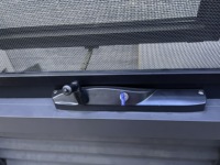 Ventana de Aluminio con Enrollador de Cadena As2047 de Australia, Ventana de Toldo Fija Comercial, Ventana de Toldo para Casa con Mosquitera