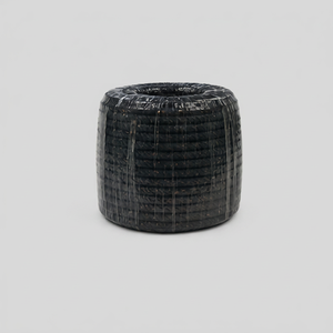 Corde torsadée en coton naturel de qualité supérieure, couleur noire, douce, durable, écologique, avec une excellente tenue des nœuds, pour la décoration et la gym. - Product Image 1