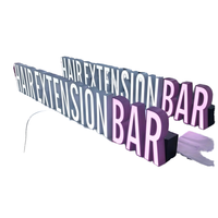 3D LED Marquee Adressenschilder Hausnummern-Schilder für Außen/Innen Edelstahl-Buchstaben Gold IP65 Individuell Anpassbar für Auto