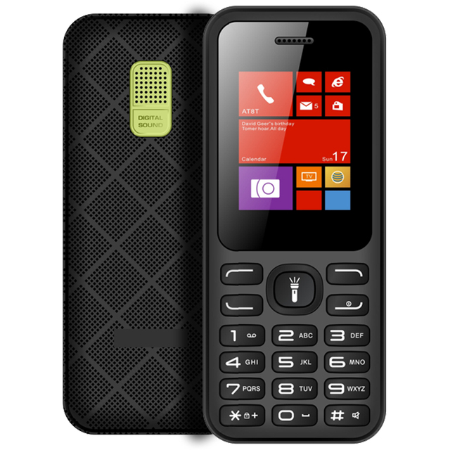 2022 New Model Low Price Cheap Phone 1.77 Inch Dual SIM Bar Mobile Phones Support MP3/MP4 FM
