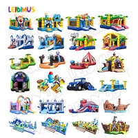 Châteaux sautants petits jouets de plein air d'été à thème rebondissant carrousel maison de rebond gonflable