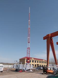 गर्म बिक्री वायरलेस दूरसंचार वाई-फाई ग्राउंडिंग एंटेना टॉवर हॉट-डुबकी गैल्वेनाइज्ड स्टील एनीसी/TIA-222-G मानक आइसो9001 - Product Image 2