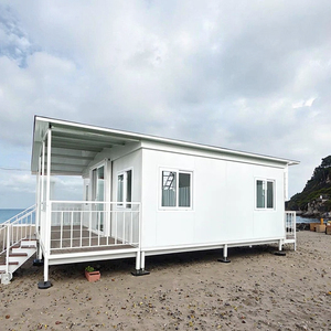 Hiện đại 40ft 20ft Hurricane-proof sang trọng prefab House Mansion dễ dàng đóng mở container mở rộng làm bằng bánh sandwich Panel - Product Image 2