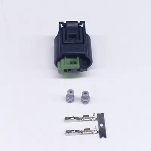 XG7021-0.6-11/21 2 <strong>Pin</strong> Female Tyco 968405-1 Fuel Injector Auto Plug 1-967644-1 Sensor Connector For BWM <strong>Porsche</strong> Benz - Product Image 2