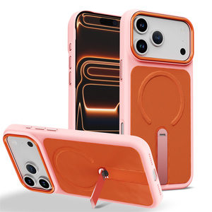 Techwoven เคสมือถือโลหะแม่เหล็กแท้สำหรับ iPhone 17 16 15 14 PRO MAX มีพื้นผิวผ้าเคสด้านหลัง - Product Image 2
