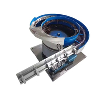 Alimentateur vibrant à vis en acier inoxydable personnalisé, machine automatique haute vitesse de vissage de bouchons à bol vibrant, moteur 200