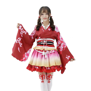 <span class=keywords><strong>Anime</strong></span> Live Show Ropa de mujer Kimono tradicional japonés Vestido Bata Conjunto de escenario de moda Disfraz para fanáticos y artistas - Product Image 4