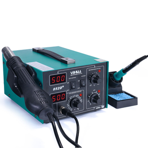 Stasiun Rework Udara Panas YIHUA 852D+ Seri 2 in 1 dengan Soldering Iron dan Hot Air Gun untuk Preheat dan Rework BGA - Product Image 2
