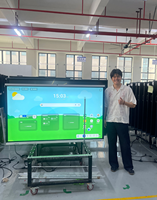 Écran de présentation sans fil 4K UHD de 65 pouces, affichage commercial 24h/24 et 7j/7 avec portrait paysage, HDMI, fente WiFi/BT, RJ45 et RS232