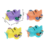 Voitures de dessin animé à rétrofriction, jouets en plastique pour enfants, capsules de 65 mm