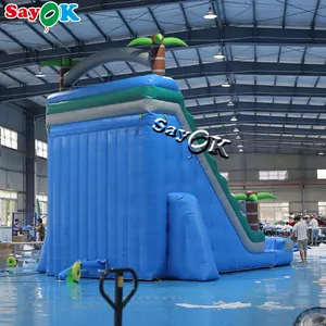 Sayok-tobogán de agua grande para niños y adultos, piscina Inflable, Comercial