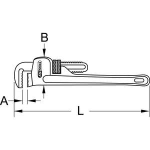 KS TOOLS BRONZEplus clé à pipe, 40 mm - Product Image 3