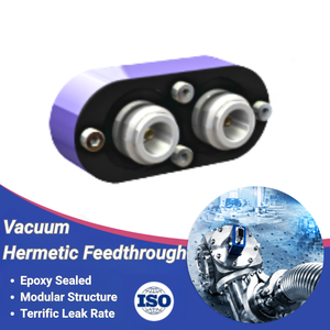 Conector coaxial hermético de paso de <span class=keywords><strong>2</strong></span> pines Asaze Rae N hembra/hembra tipo D de 11 GHz - Product Image 1
