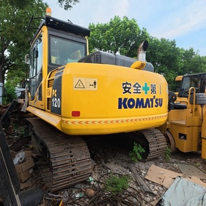 โครงการก่อสร้างคุณภาพสูง ใช้เวลางานน้อย: รถขุดไฮดรอลิกแบบตีนตะขาบ Komatsu PC120 มือสอง น้ำหนัก 12 ตัน - Product Image 1