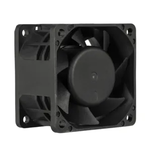 IP68 60x60x38mm square 12VDC axial flow air to air cooling fan for lv switchgear control panel chassis enclosure ventilating fan