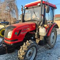 Tracteur agricole d'occasion Shuangjia 55 CV 4x4 avec moteur diesel Changchai 4 cylindres et boîte de vitesses, origine Shandong - Vidéo
