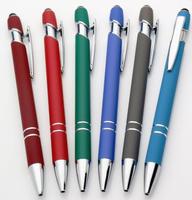 Stylo à bille tactile de tablette d'écran universel de vente chaude promotionnelle pour le stylo à bille de pointe en métal de logo personnalisé de téléphone avec le stylet