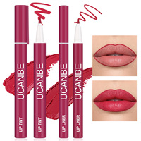Maquillage anti-taches naturel imperméable à l'eau longue durée séchage rapide rouge à lèvres couleur liquide marqueur de tache de lèvre stylo crayon à lèvres