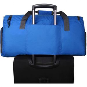 Sac de voyage en polyester personnalisé, léger, imperméable, pliable, avec fermeture éclair, tendance, portable, OEM, directement de l'usine - Product Image 6