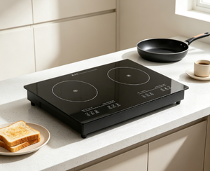 Cuisinière électromagnétique à double brûleur de qualité B, 4000-4999W, micro-panneau, étanche, économie d'énergie, chauffage rapide, <span class=keywords><strong>appareil</strong></span> de cuisson tactile - Product Image 2