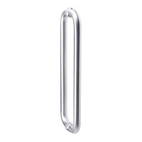 Poignée de porte de bureau double face en tube rond SUS304 pour porte en verre et porte en bois avec installation facile