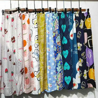 Pantalon large pour femme en coton, modèle FYK232, taille plus, imprimé, respirant, pour l'été, disponible en plusieurs couleurs, 2,05 dollars