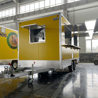 Remorque alimentaire mobile extensible de 4 mètres, finition inox, pour cuisine, snacks, hot-dogs, hamburgers, pizzas, churros, barbecue, prête à rouler