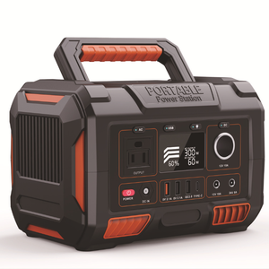 Station d'alimentation portable 300W, batterie lithium 18650, stockage d'énergie extérieur avec sortie AC DC USB Type-C - Product Image 1