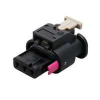 1-1718644-1 Konektor Otomatis Tahan Air 3Pin Betina MCON1.2 Steker Kabel Sensor Mobil Tertutup