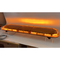 Barre lumineuse d'avertissement LED ambre 12V à montage sur toit pour camion et véhicule de chantier