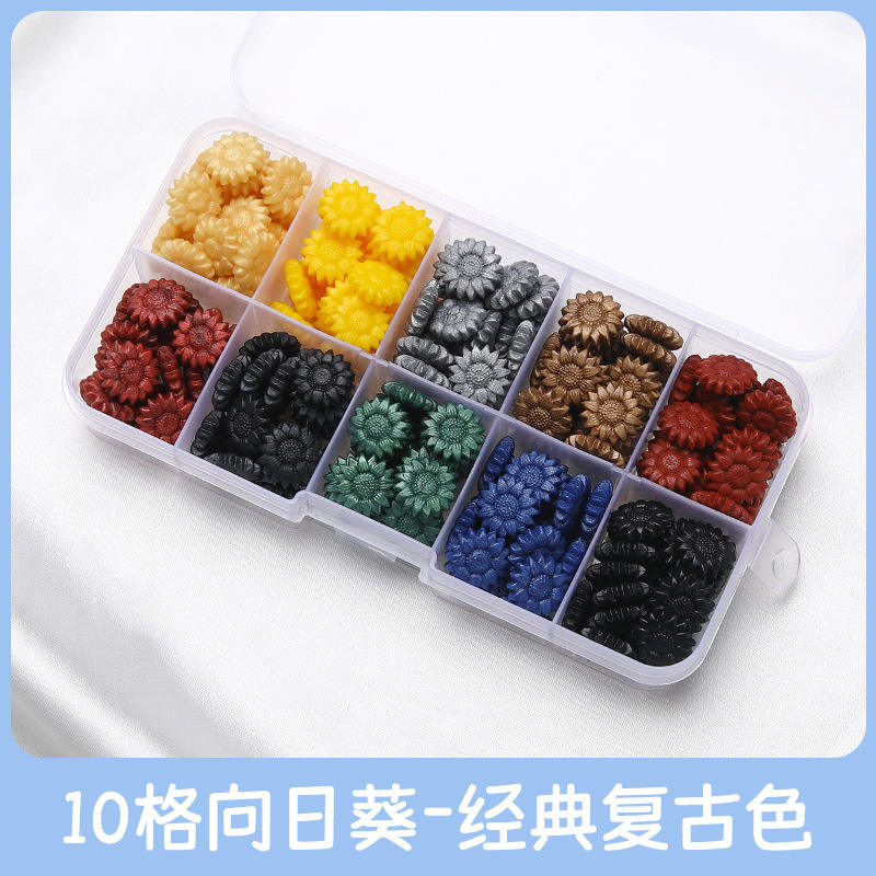 Tournesol à 10 segments - couleur rétro classique