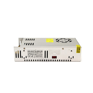 เวลิกา เอส-480-36 36V 13.3A 480W แหล่งจ่ายไฟแบบสวิตชิ่งสำหรับอุปกรณ์รักษาความปลอดภัย - Product Image 1