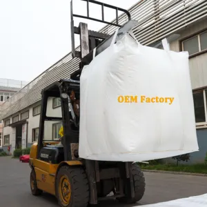 1 Ton Pp Super Fibc Bulk Rice Maize Flour Sugar Sack Maxisacos Dumpster Skip Bolsa Jumbo Big Sand Cemnet Bag 1000kg 2 Ton