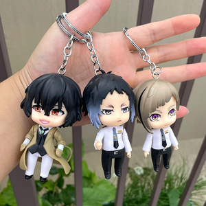 Set de 6 Llaveros de PVC de 10cm con Personajes de Anime, Figuras de Nakajima <span class=keywords><strong>Atsushi</strong></span> y Dazai Osamu, para Bolsos, Regalos, Venta al Por Mayor - Product Image 3