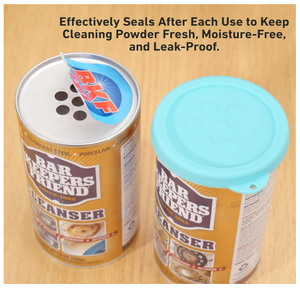 Limpiador en <span class=keywords><strong>Polvo</strong></span> de Silicona para Tapas de Barras Compatible con Bar Keepers Friend Comet/<span class=keywords><strong>Ajax</strong></span> (12 oz 21 Oz) Resistente a la Humedad Diseño Moderno Flexible - Product Image 4