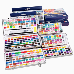Juego de pintura de acuarela profesional, pinturas de acuarela para niños, pinturas de acuarela famosas, pintura para niños - Product Image 3