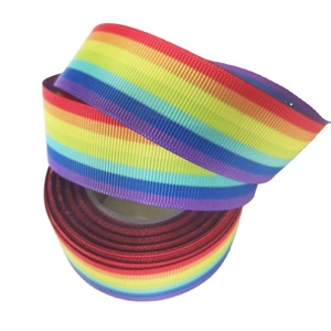 Gordon <strong>Ribbons</strong> Personalized <strong>Ribbon</strong> <strong>Stripes</strong> Rainbow <strong>Ribbon</strong> Heat Transfer <strong>Print</strong> <strong>Stripe</strong> Tape for Garment for Wrapping - Product Image 4
